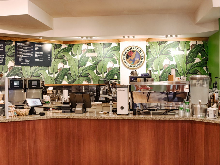 Interior of Honolulu Coffee at Hyatt Regency Maui