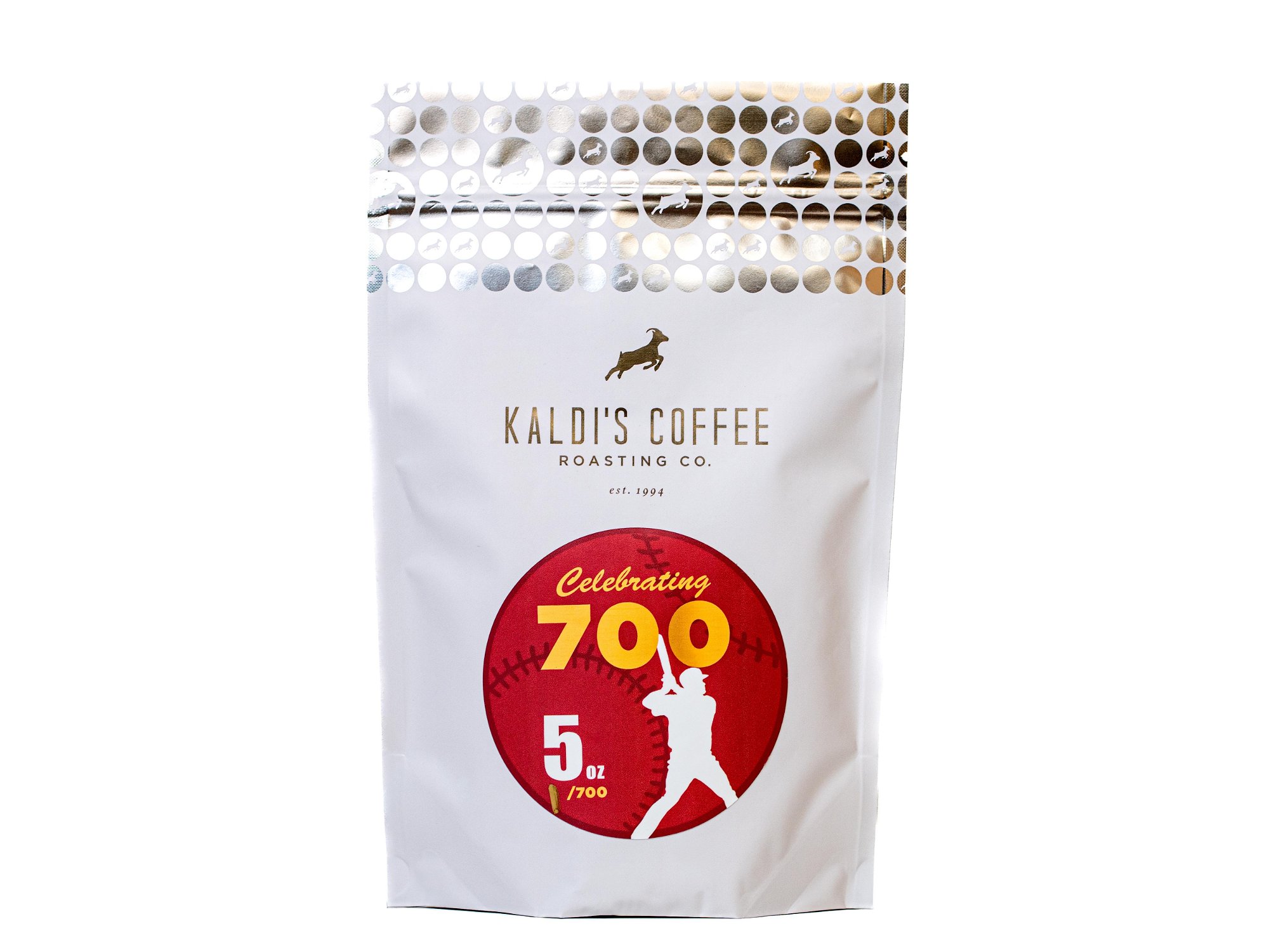 700 pujols celebration coffee giveaway bag pouch