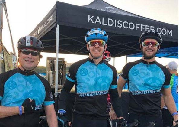 Our Team at the Pedal with the Cause Event | Kaldi's Coffee Charitable Donations