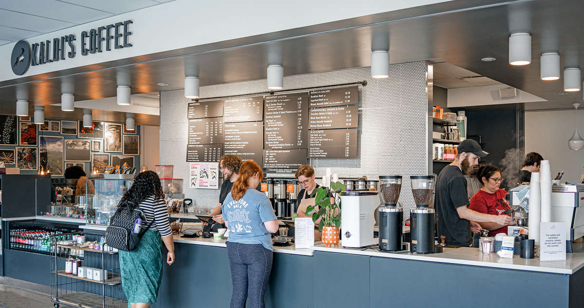 The inside of our cafe at MCC