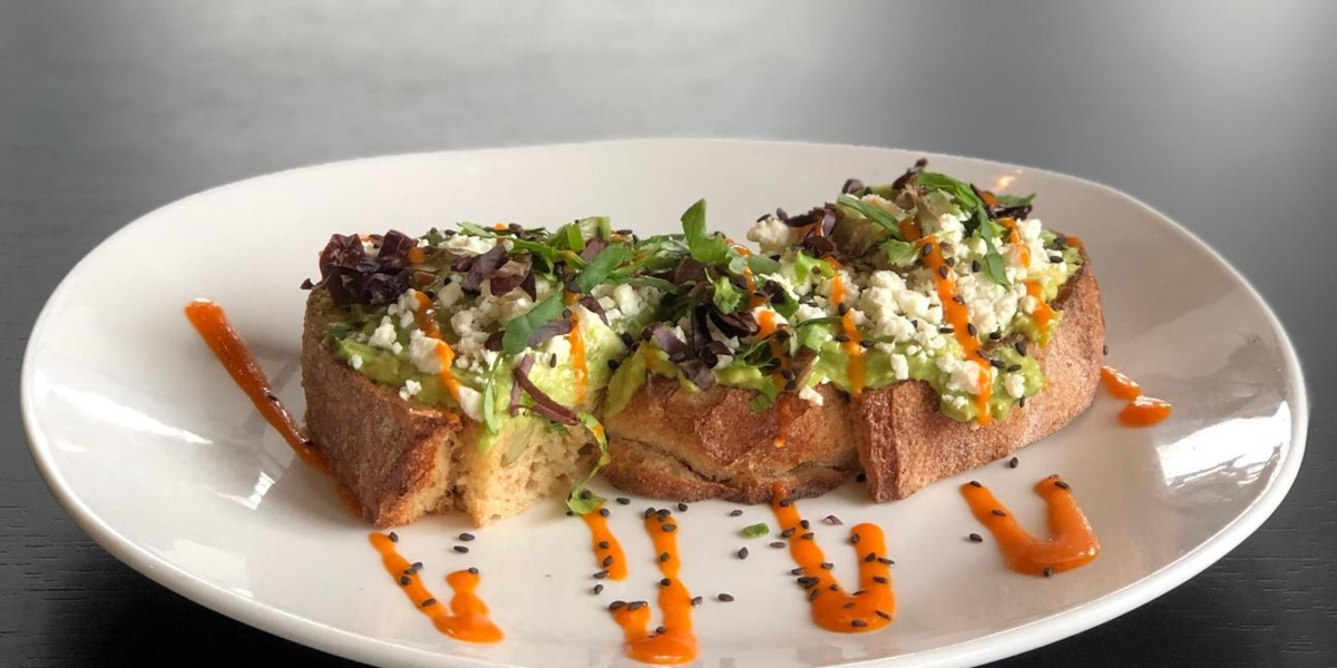 A plate of Avocado Toast from one of our coffee shops