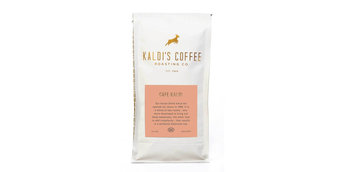 A 12oz bag of our flagship blend, Cafe Kaldi