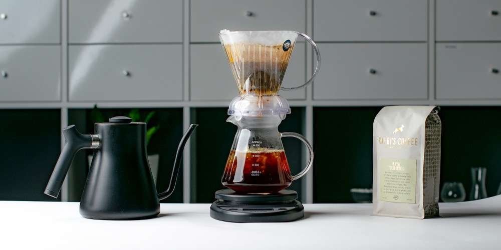 Brewing Iced Coffee With A Clever Dripper