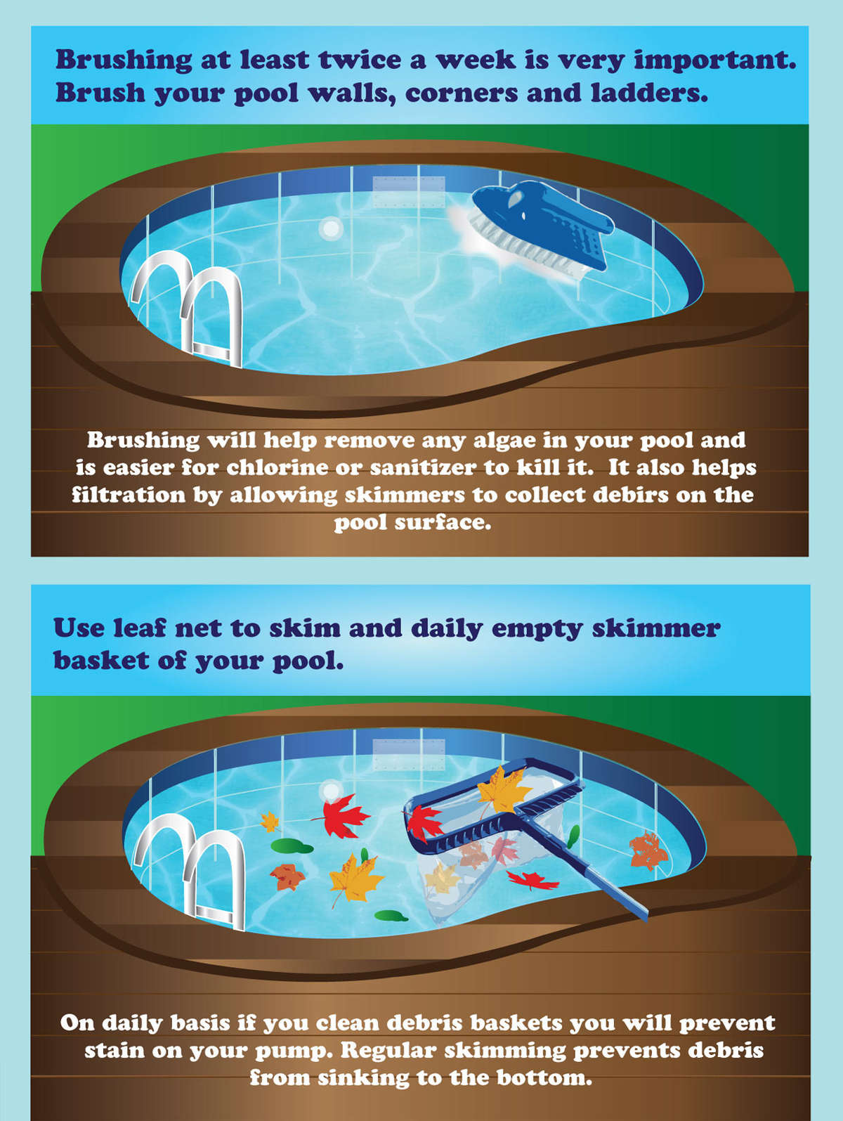 weekly pool maintenance