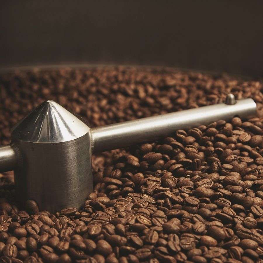 Der Bohnenkaffee wird ständig frisch geöstet. Der Bohnenkaffee wird ständig frisch geöstet.