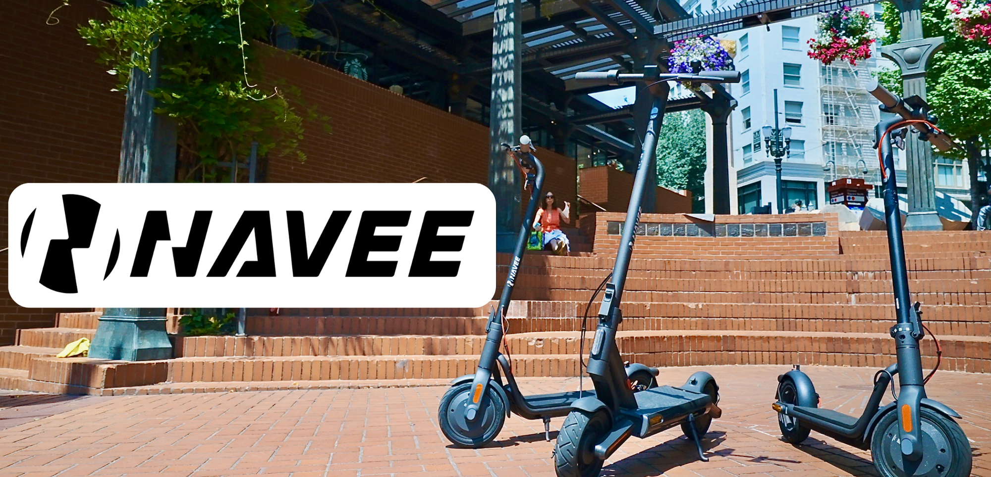 NAVEE V50 Electric Scooter - 31 Mile Range & 20 MPH Max 