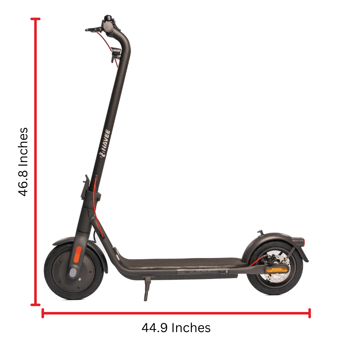 NAVEE V40 Electric scooter size