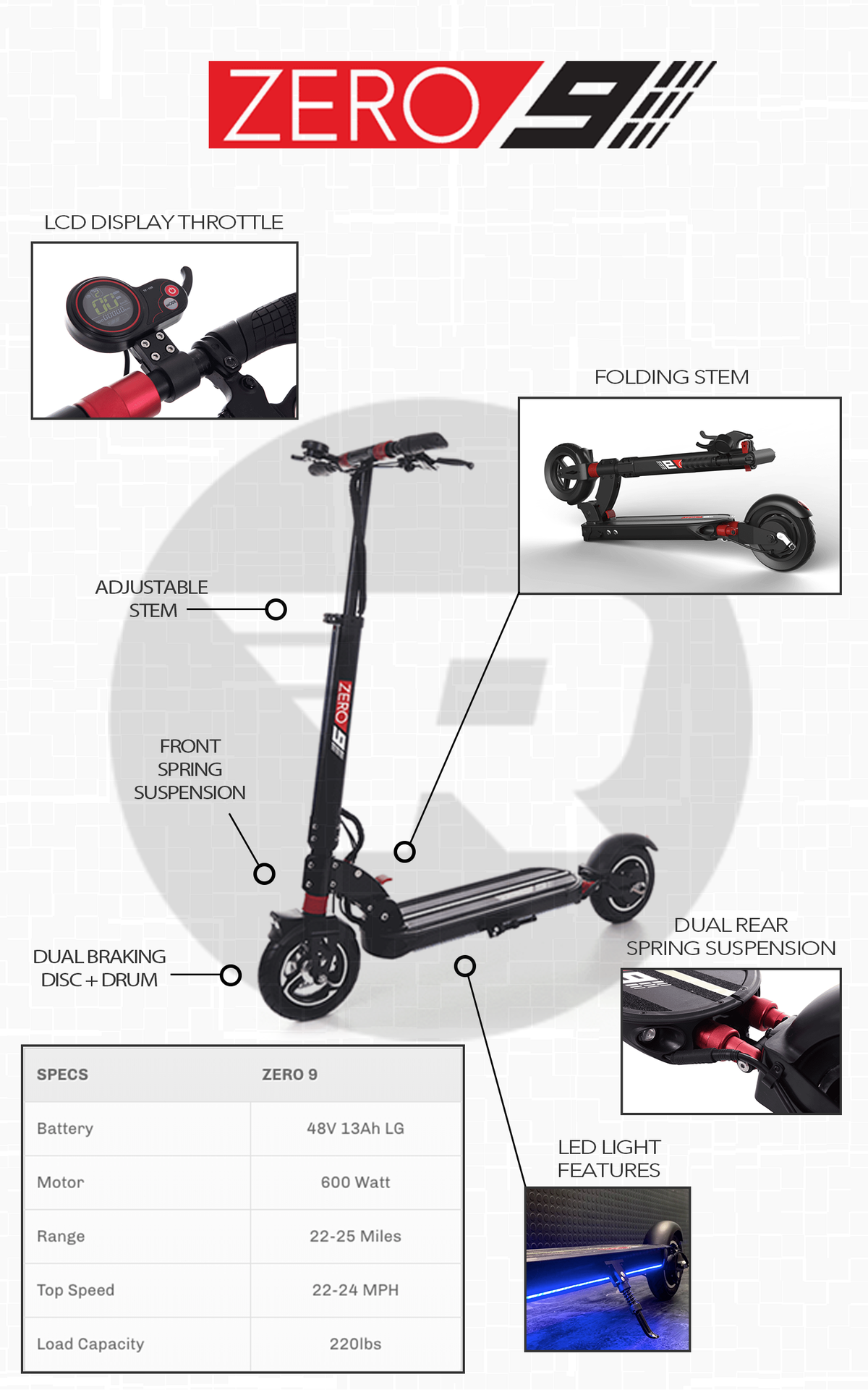 zero 9 electric scooter