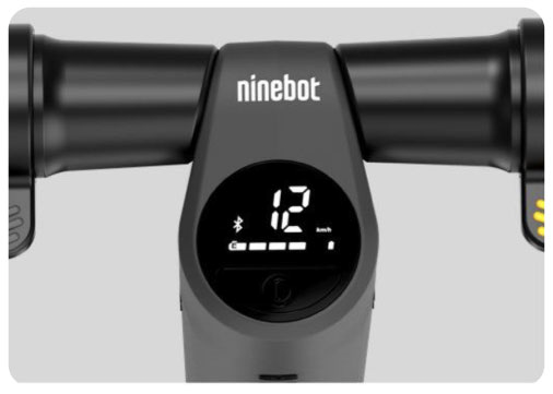 The Ninebot KickScooter Intuitive Digital Dashboard