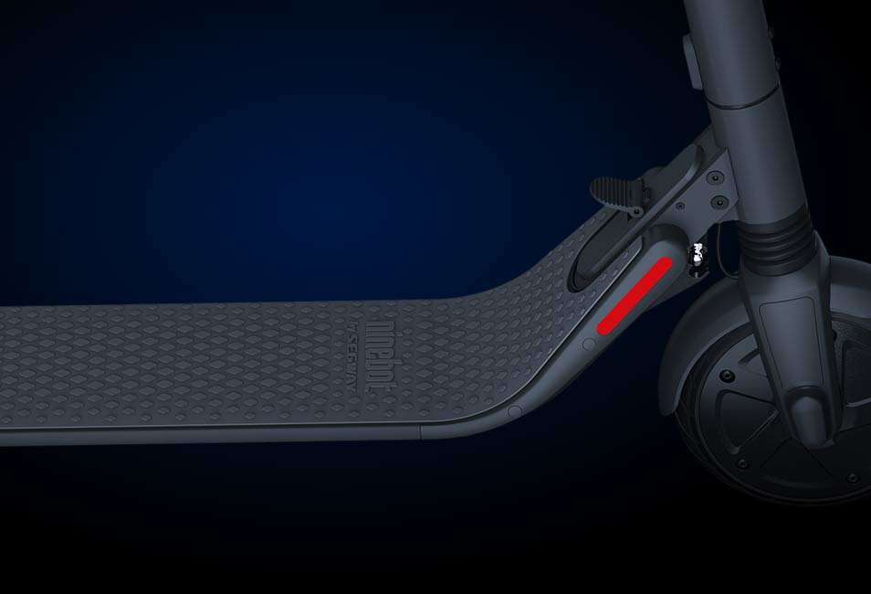 Segway ninebot ES2 electric scooter deck size front tire