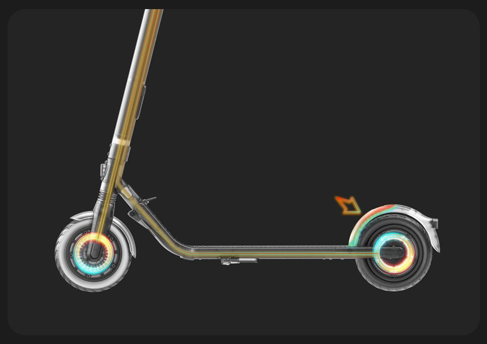 Segway Ninebot KickScooter E45 Triple Brake System