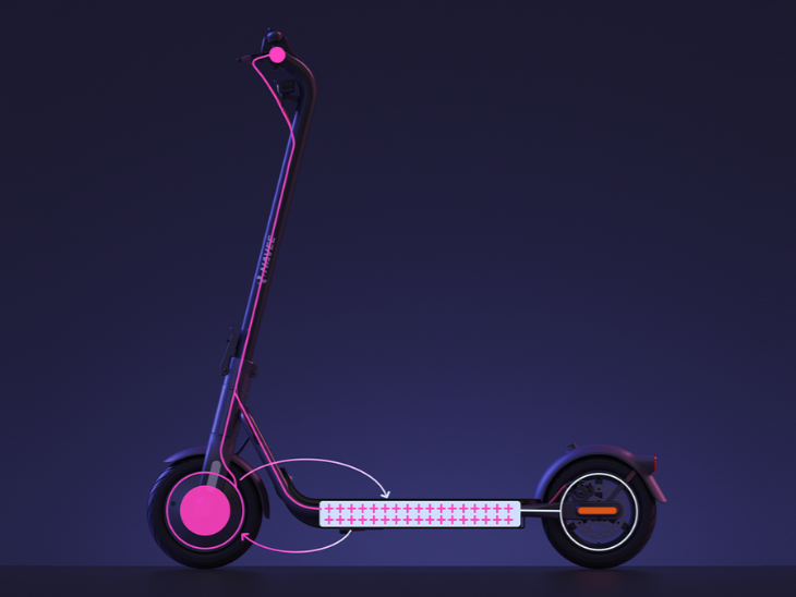 NAVEE V40 Electric scooter tech
