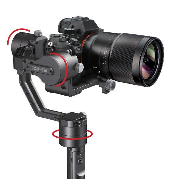 Zhiyun Crane V2 3-Axis Handheld Stabilizer Gimbal for DSLR Mirrorless Camera 