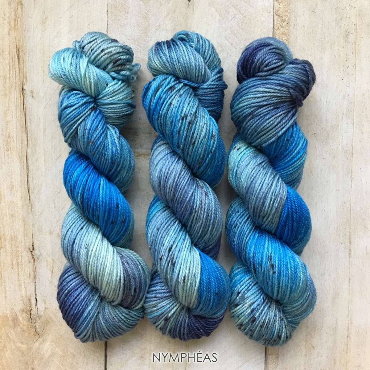Hand-dyed yarn Louise Robert Nympheas