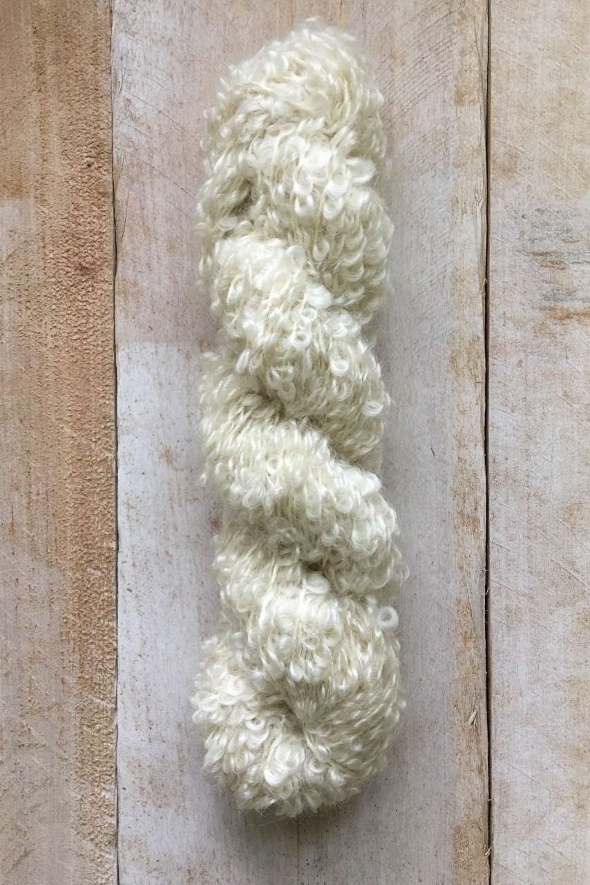 Mohair boucle hand-dyed yarn