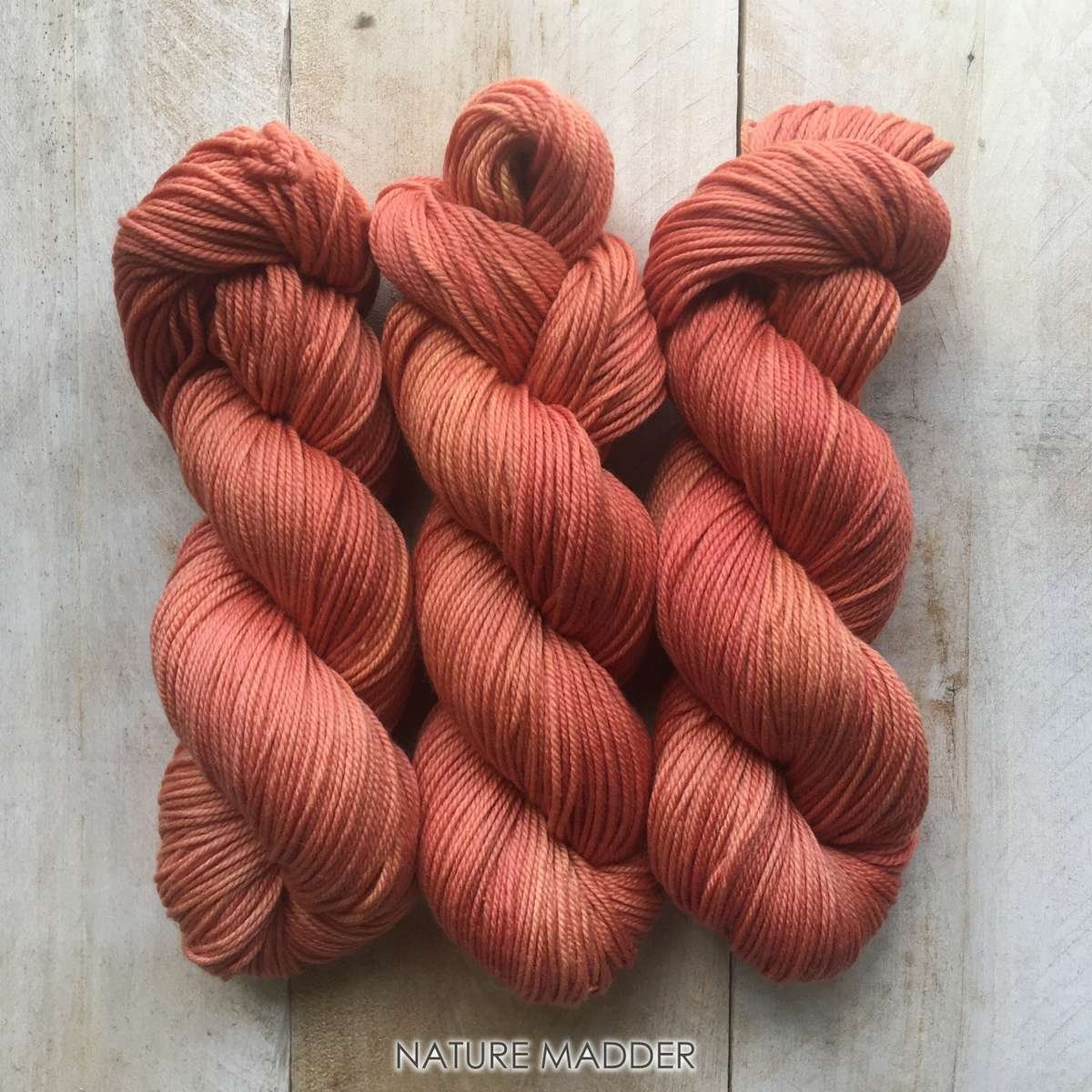 Hand-dyed yarn Louise Robert NATURE Madder
