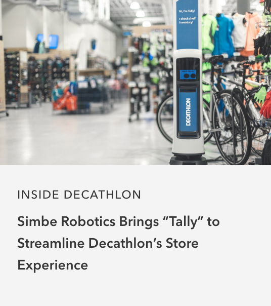 Simbe Robotics Brings 'Tally' to Streamline Decathlon's Store