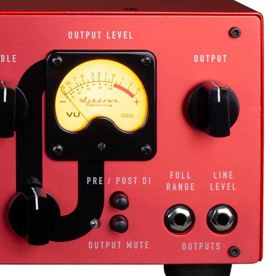 Ashdown Shavo 22 head Output levels and output control