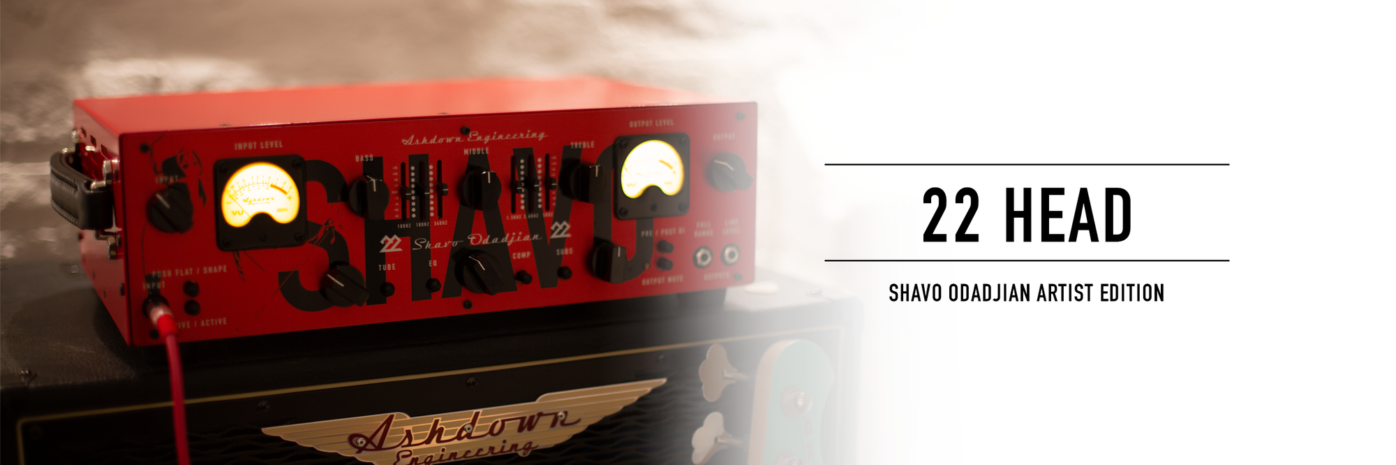 Ashdown Shavo 22 head rear inputs and outputs