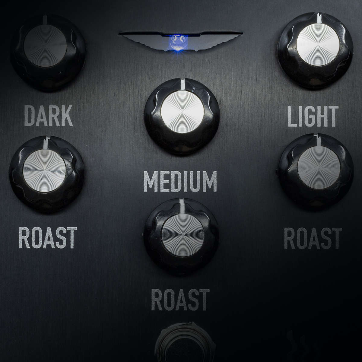 Close up of the eq controls on the Ashdown triple shot drive pedal