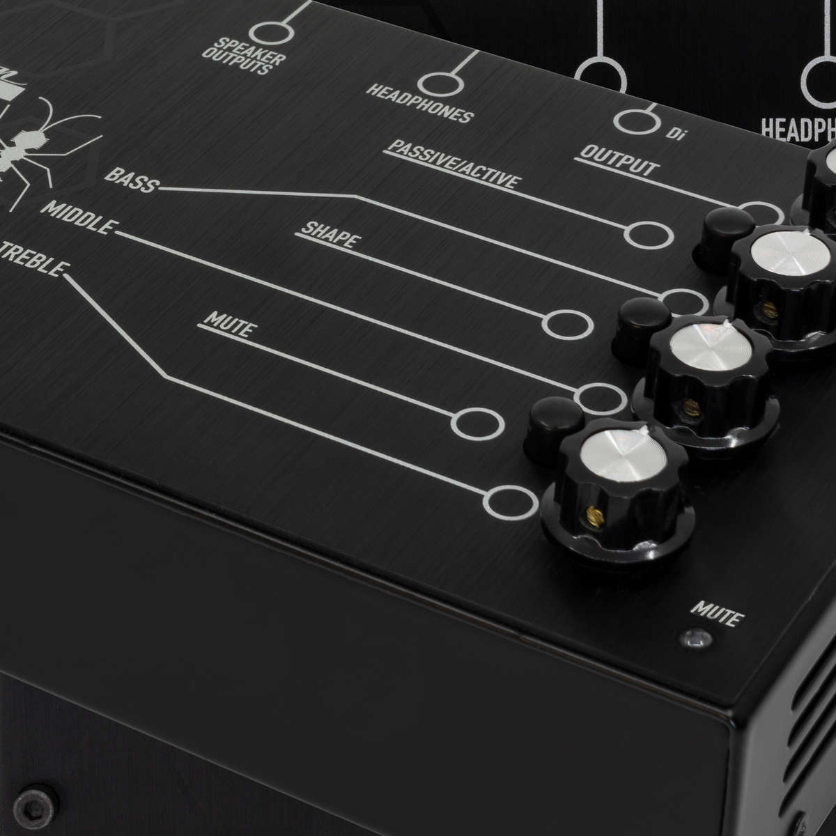 ashdown the ant amp 3 band eq controls