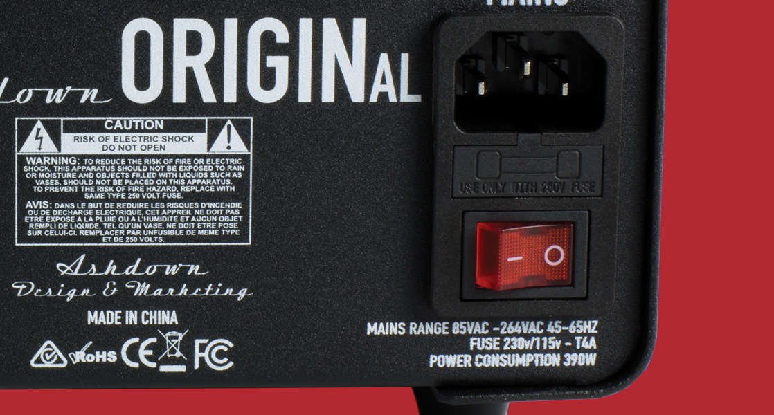 OriginAL C210T-300 Kickback Combo power socket and power switch