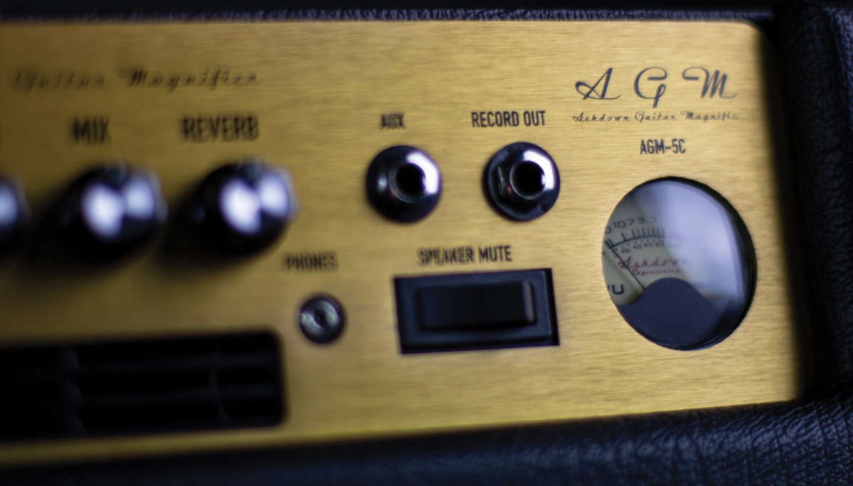 Close up of the inputs on the Ashdown AGM 5C