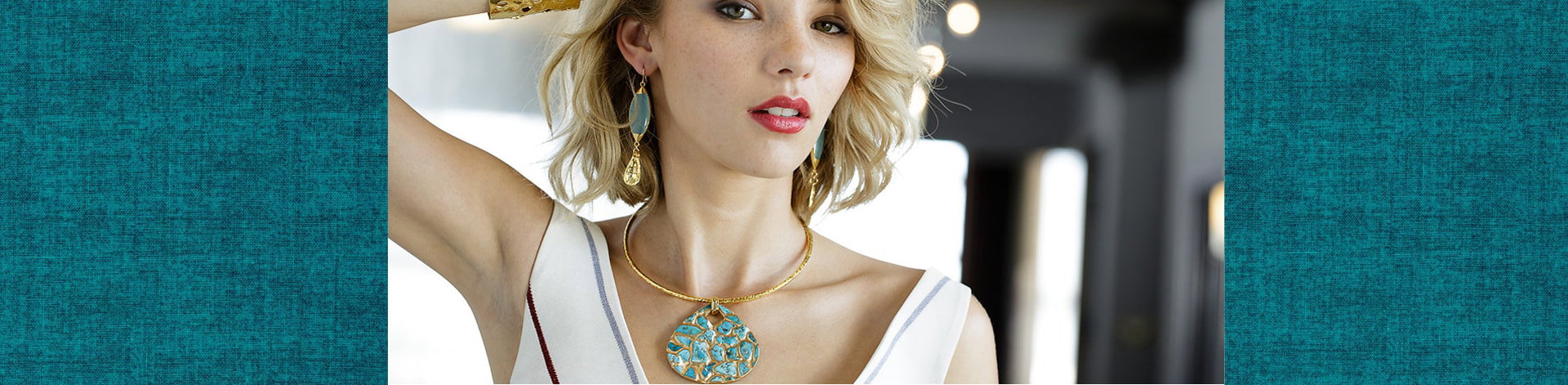 One Of A Kind Turquoise Pendant Necklace