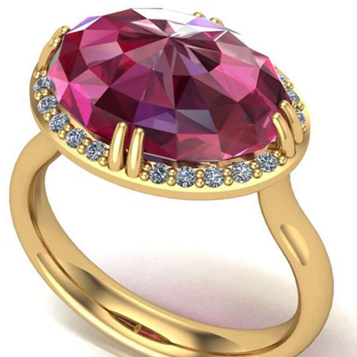 July birthstone - ruby ring