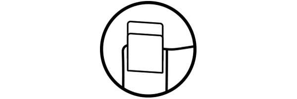 Functional card storage Icon