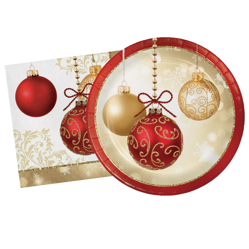 holiday paper plates