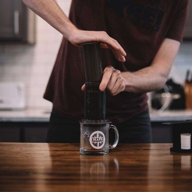 Press your Aeropress