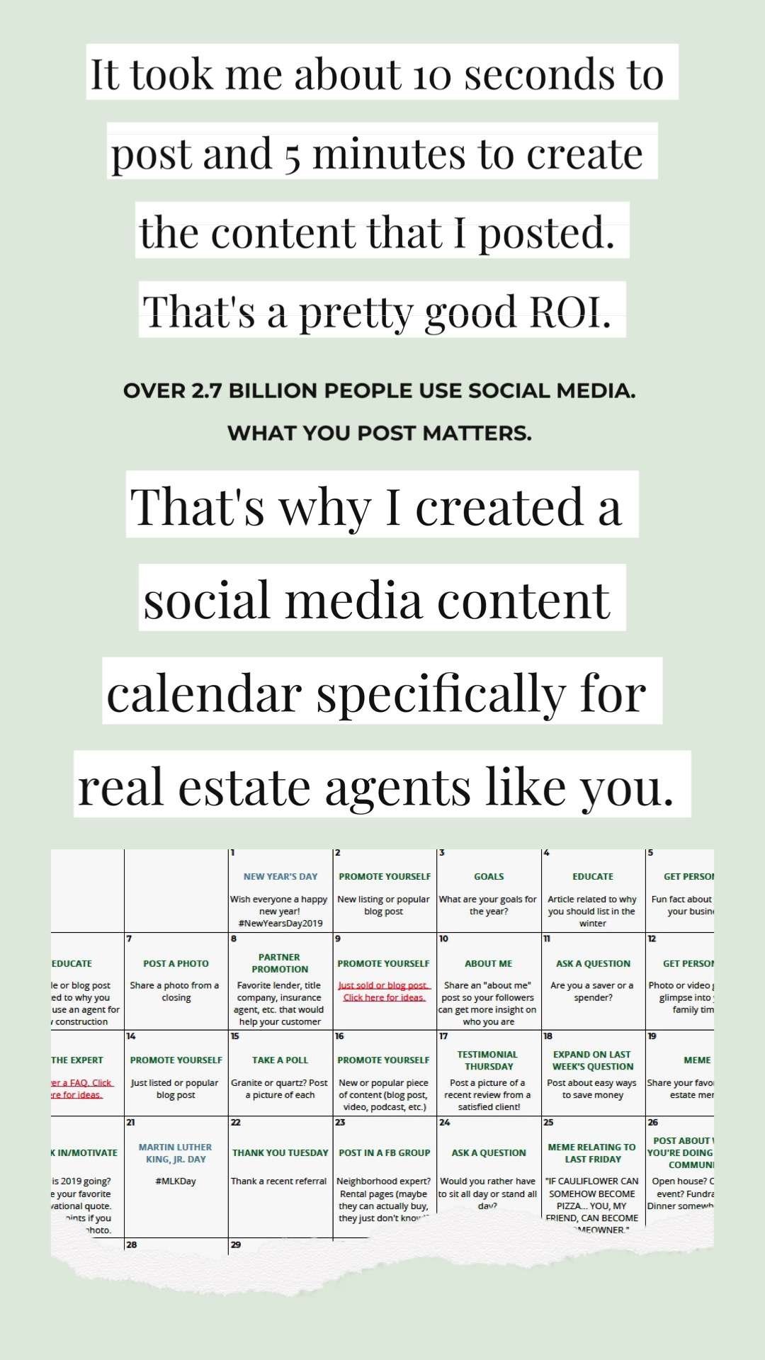 How to Create a Real Estate Agent Social Media CalendarKey Real Estate  Resources