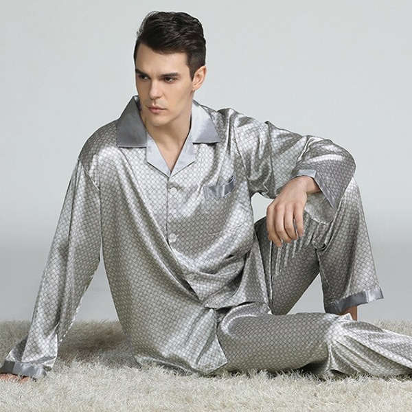 Mens Pajamas Satin