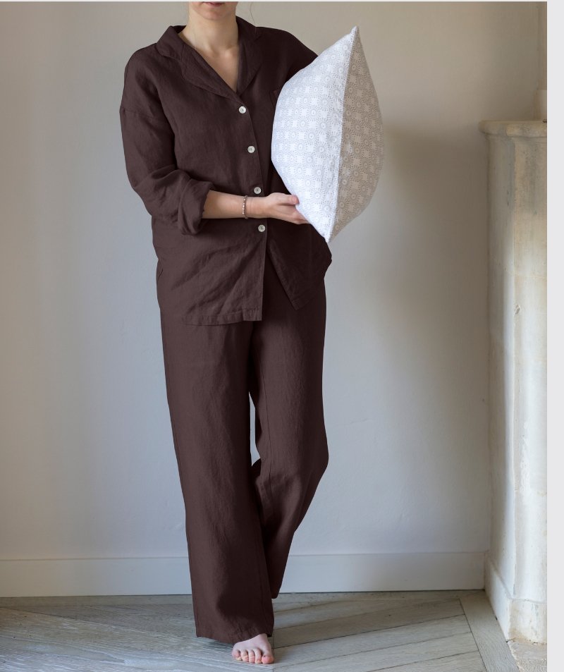 Linen Pajamas for Women - FLAX