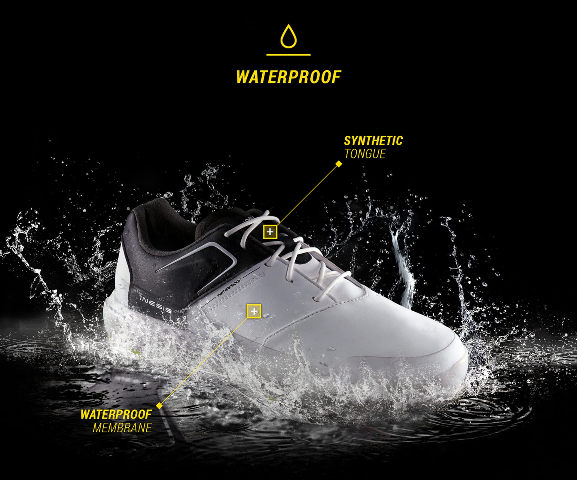 Waterproof & Dry Grip Golf Shoes | Decathlon