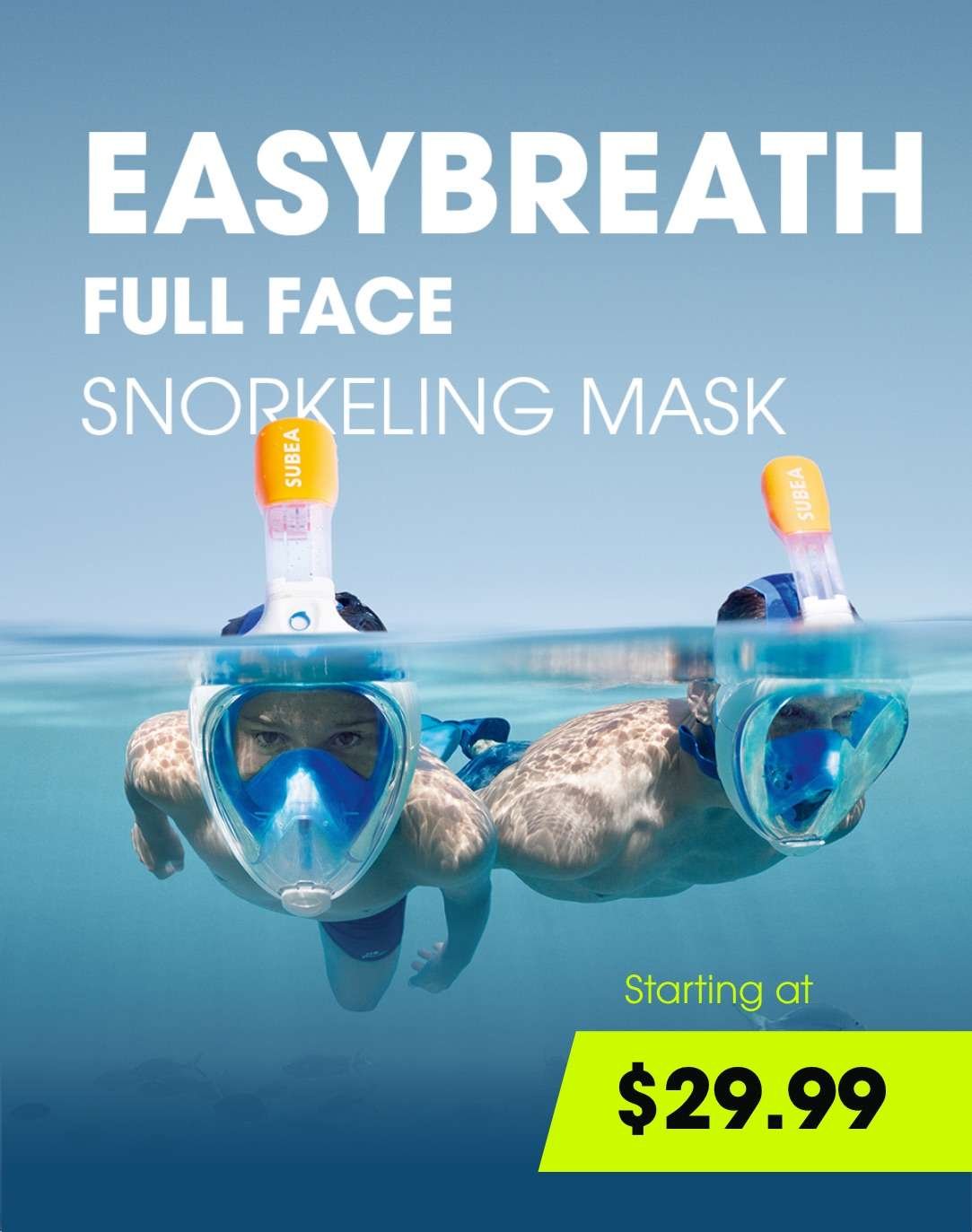 decathlon snorkel full face