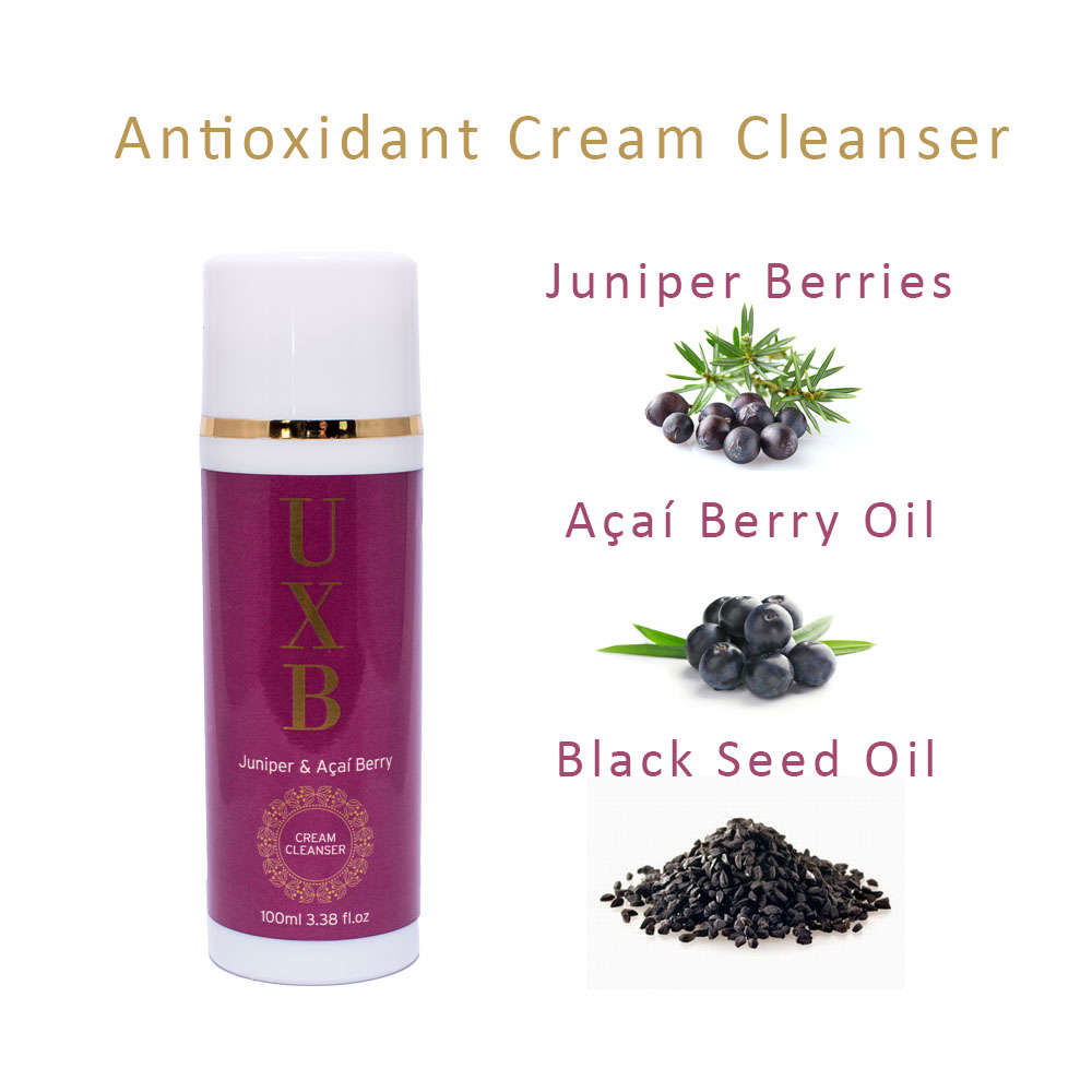 juniper & acai berry face wash