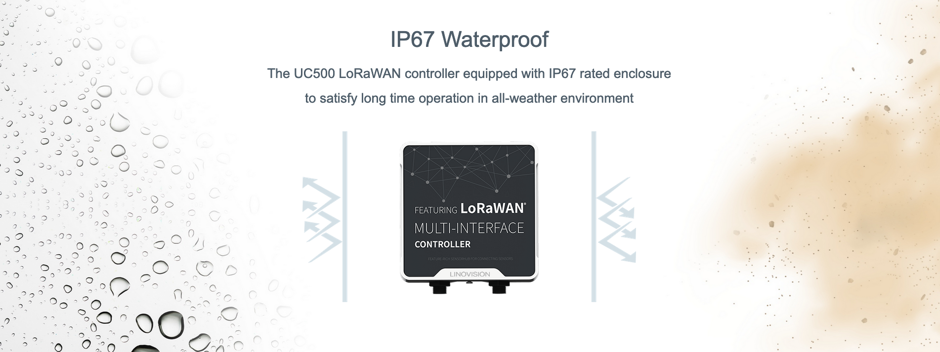 LoRaWAN Wireless IO Controller support Modbus RS485/RS232 and Analog Input