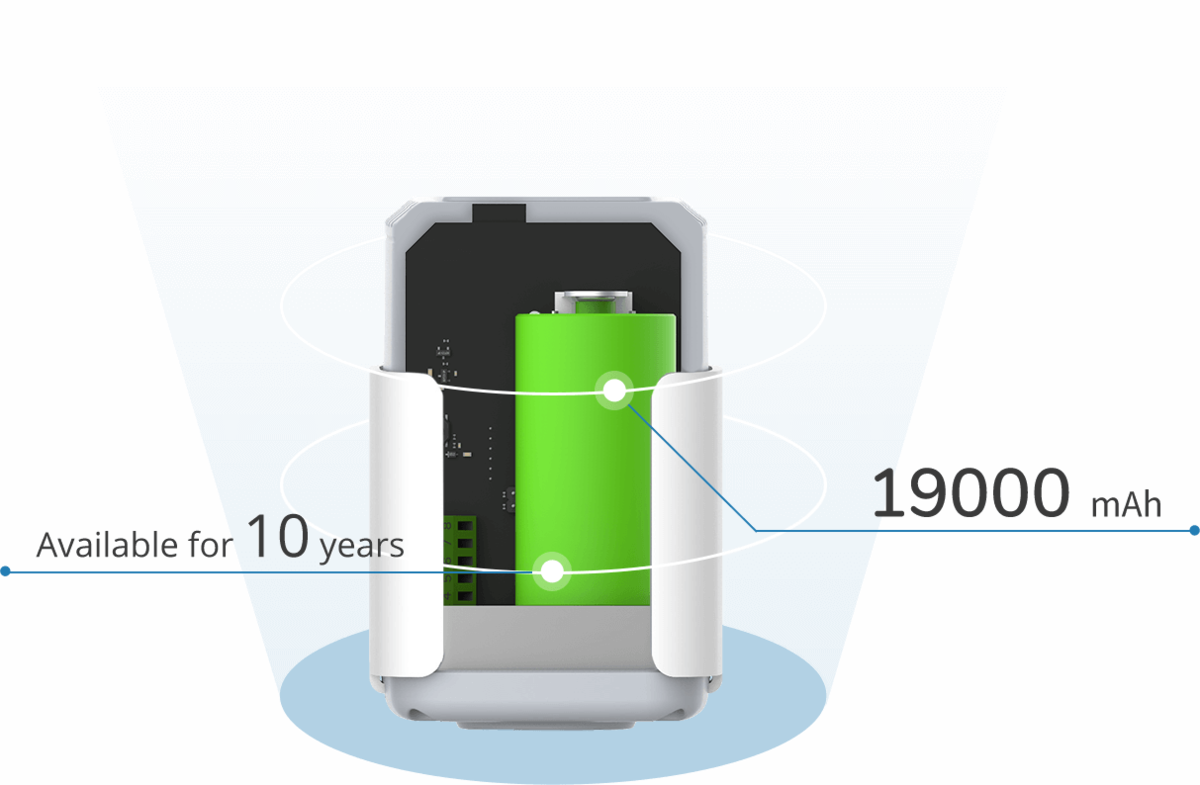 LoRaWAN Wireless Pipe Pressure Sensor with Battery