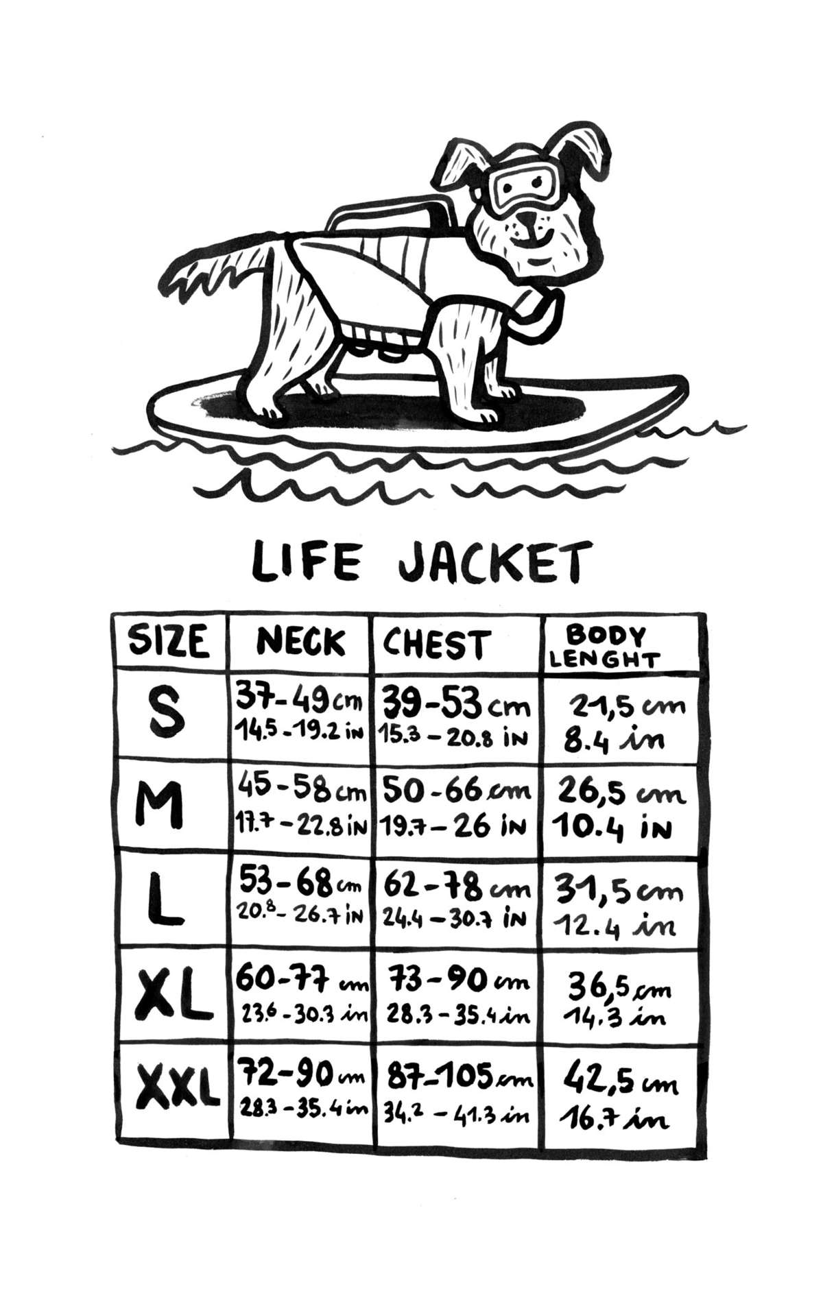 Sizing Chart – Petsochic