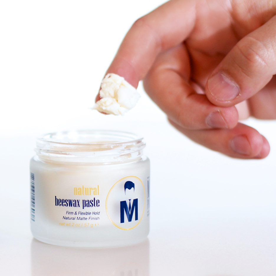Natural Beeswax Paste, 2 oz Mister Pompadour