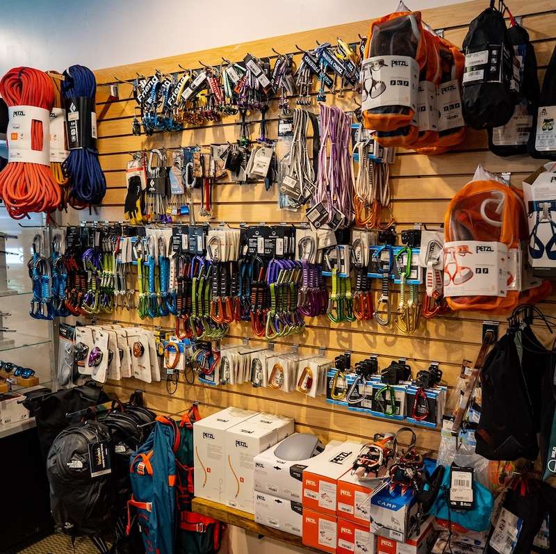 climbing gear, climbing harnesses, climbing ropes and more 