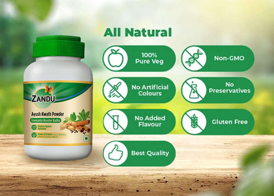 100% natural ayush kwath powder