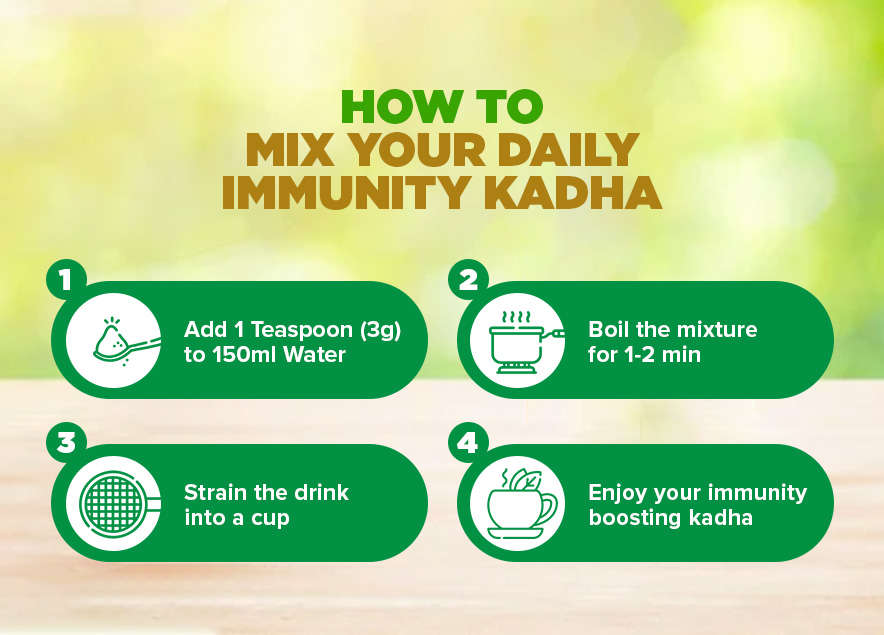 How to mix your daily immunity boosting ayush kwath kadha