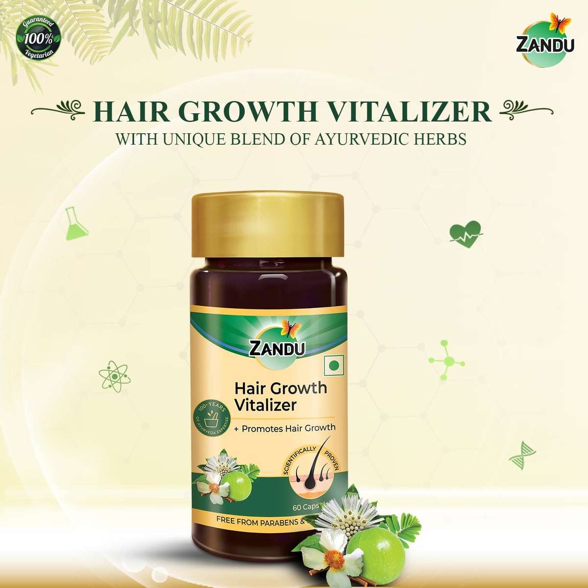 Hair Growth Vitalizer (60 Caps)