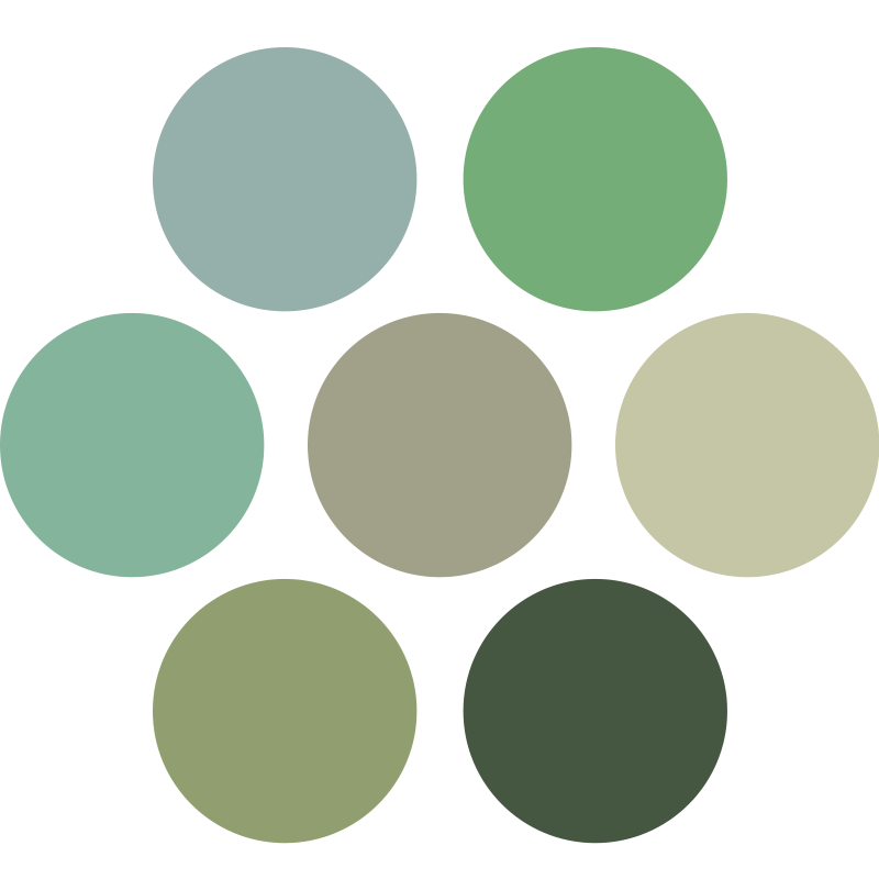 Green Colour Range