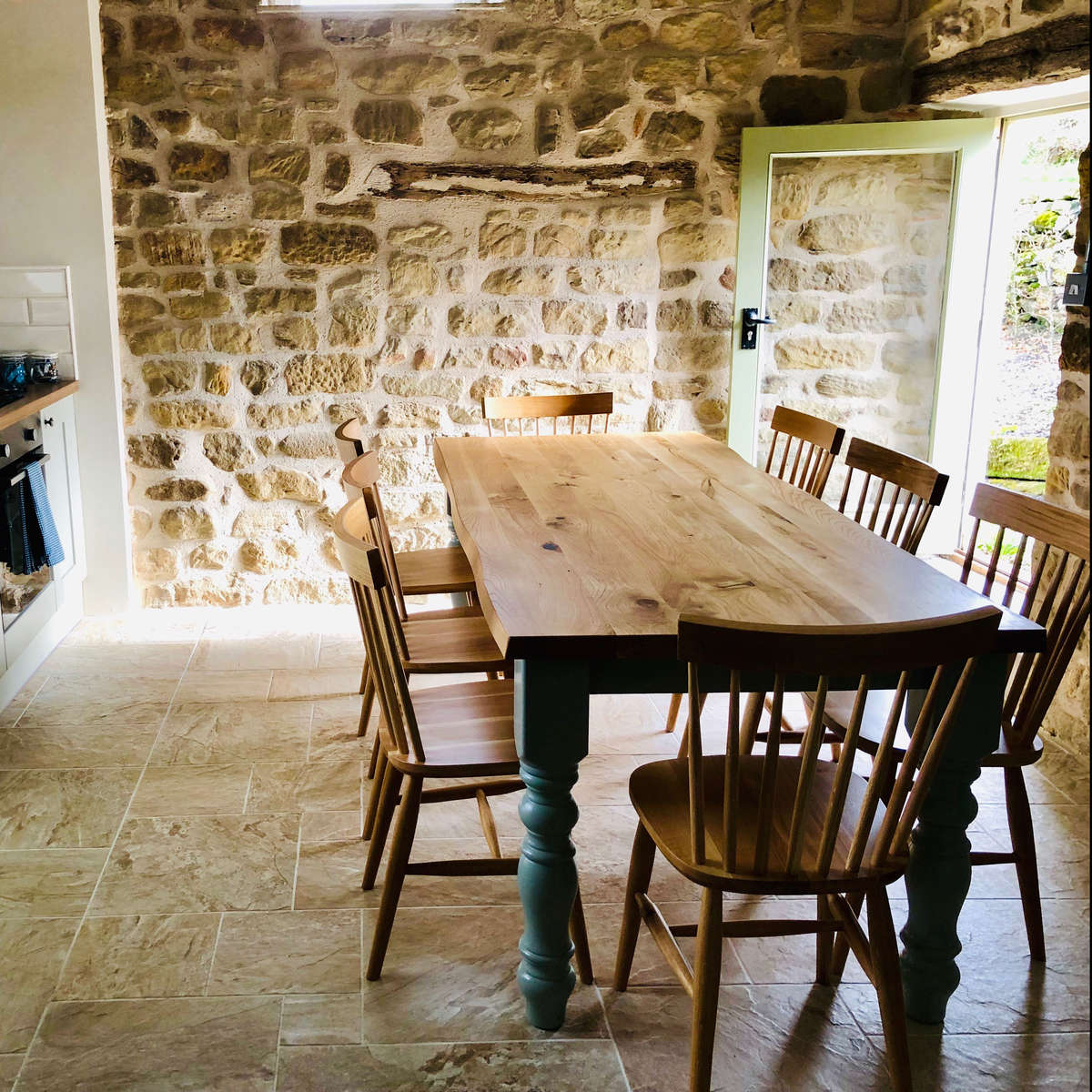 Rustic Oak Dining Table Rustic Table Handmade Furniture.