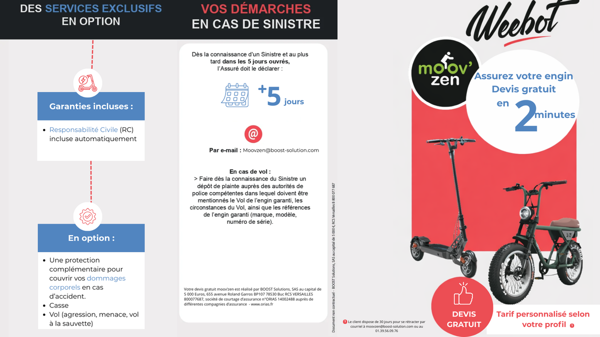 formule assurance weebot 